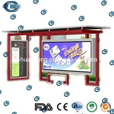 Huasheng Solar Powered Bus Shelter China Bus Station Shelter Suppliers Bus Shelter, Solar Powered Bus Shelter