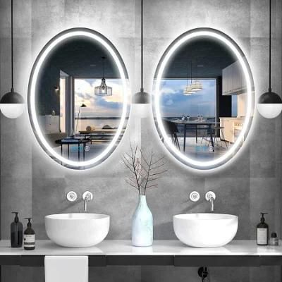 Modern Frameless Lighted Light Furniture Home Decor Wall LED Bathroom Mirror with Cheap Price