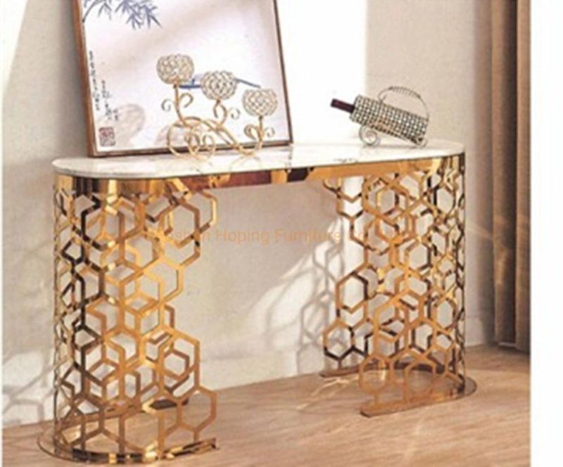 Hotel Modern White Side Table Hot Home Door Desk Furniture Console Table for Decoration