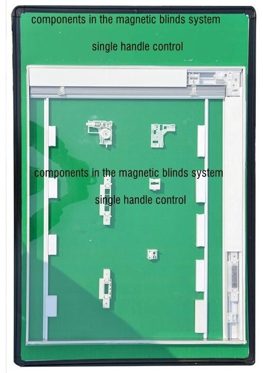 Magnetic Blinds Componet for Duble Glazing Window Door