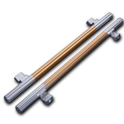 Luxury Aluminium Profile Gold Glass Door Handle