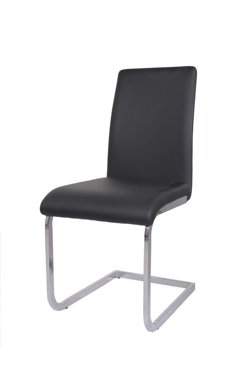 Nordic Style Leather Chair Dining Room Luxury Dining Chair with Metal Frame