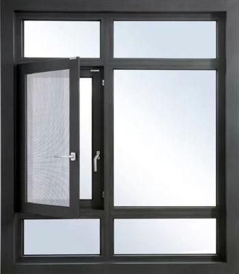 Powder Coating Aluminium Alloy Extrusion Inward Opening Casement Windows