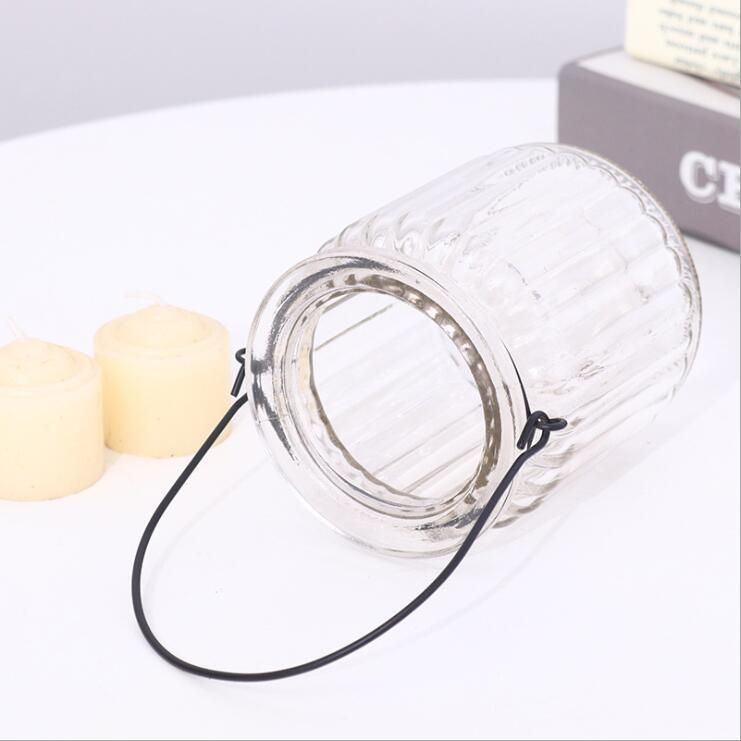 Cheap Clear Hanging Tealight Glass Candle Holder