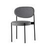 Wholesale Luxury Home Furniture Dark Blue Metal Golden Legs Round MID Back Dining Room Velvet Dining Chair