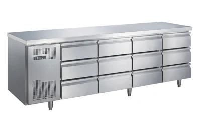 Under Counter Refrigerator Drawer Fridge Workbench Freezer Undercounter Chiller Cooler Cabinet