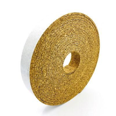 Cork Separator Spacer Pads with Cling Foam for Glass Protecting on Rolls with 25*25*5+1mm