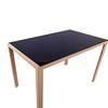 Wholesale Modern Home Living Room Kitchen Furniture MDF Glass Metal Steel Dining Table