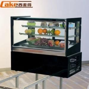 Convenience Store Glass Refrigerated Chocolate Bakery Cake Display Cabinet