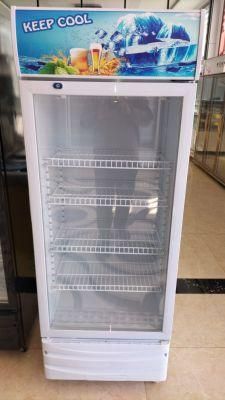 Hot Selling Direct Cooling Freezer Display Vertical Cold Drink Refrigerator Single Door Showcase