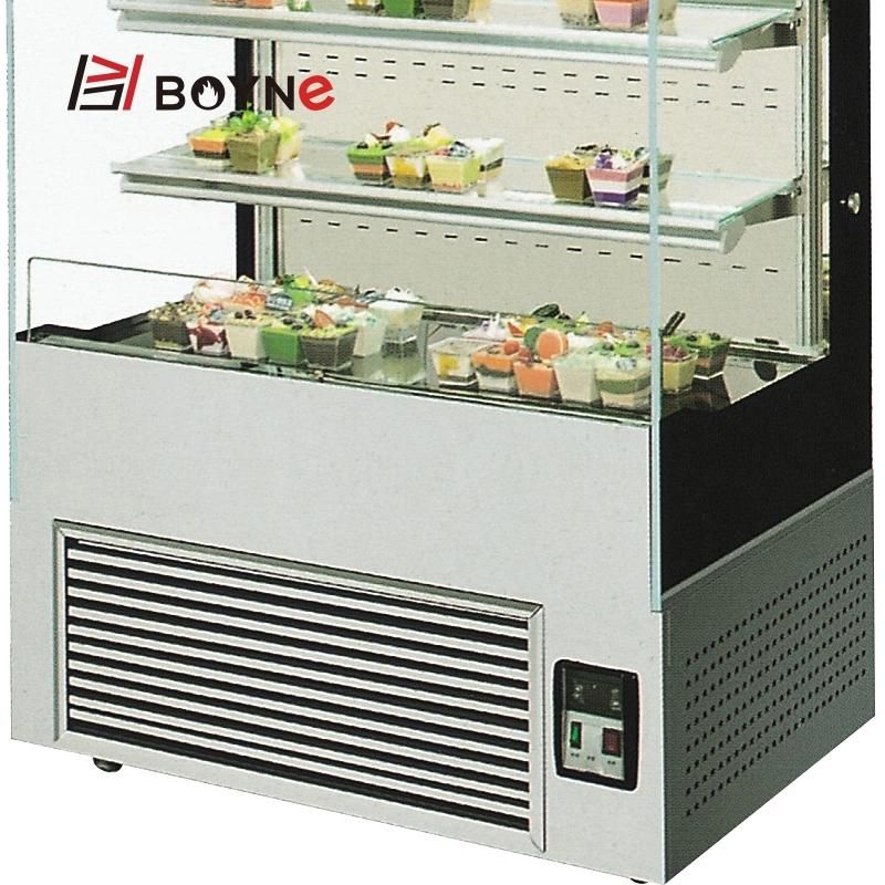 Cake Display Showcase 3 Deck Front Door Pastry Chiller Cabinet