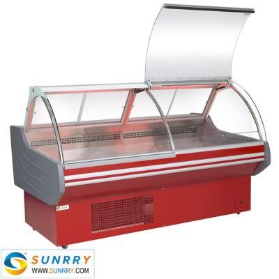 Supermarket Refrigerated Deli Display Case Counter