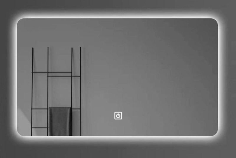 LED Bathroom Mirror Wall-Mounted Bathroom Mirror with Lamp Bathroom Smart Mirror Touch Screen Mirror