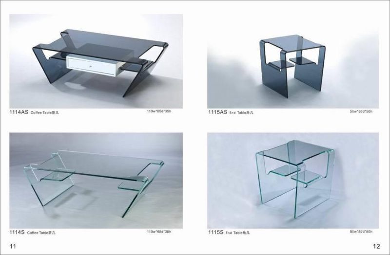 Home Furniture Glass Coffee Table