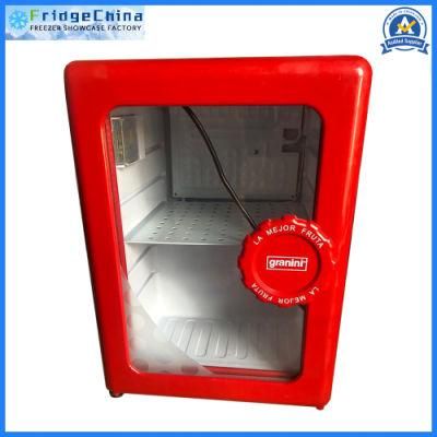 Commercial Display Freezer Showcase, Glass Door Refrigerator