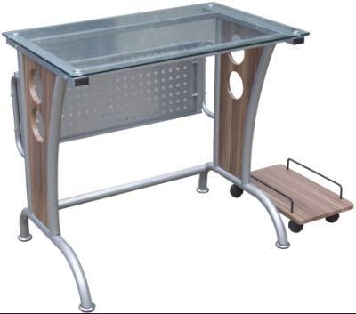 Steel Glass Computer Furniture (LD-C01)
