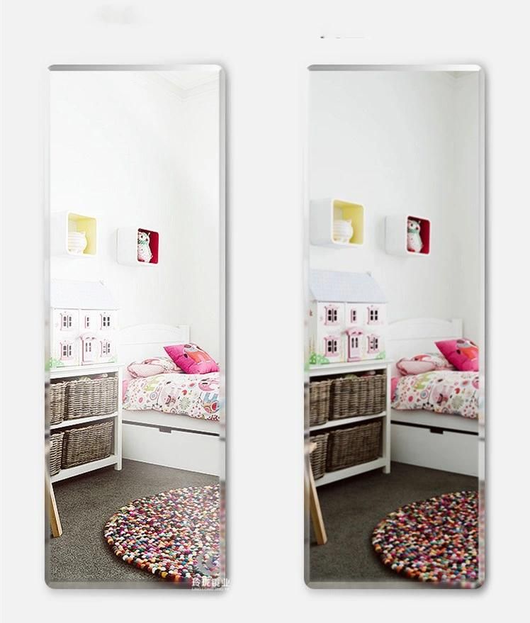 Wall-Mounted Paste Simple Frameless Mirror Dressing Mirror Bedroom Wardrobe Home