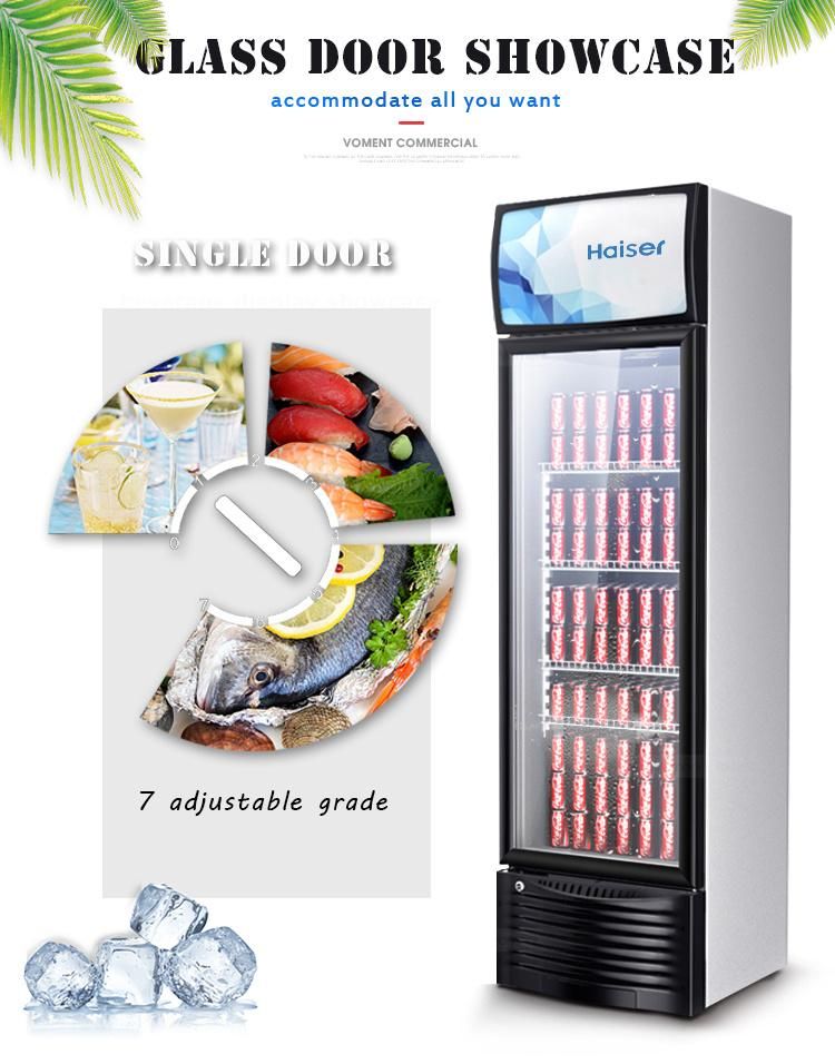 Wholesale 130L Energy Saving Glass Door Cold Drink Fridge Showcase