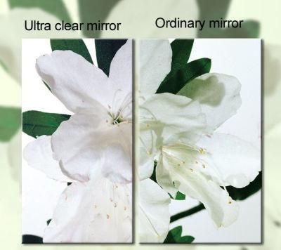 China Heart Design Ultra Clear Mirror Glass