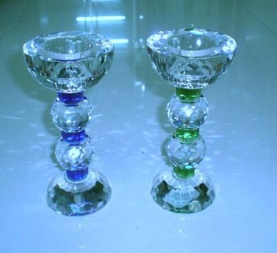 Crystal Glass Candle Holder