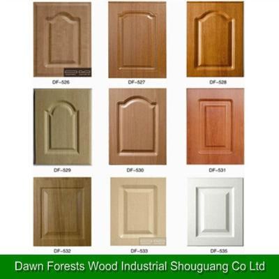 MDF Core PVC Vacuum Doors for Home Kitchen Wooden Furniture