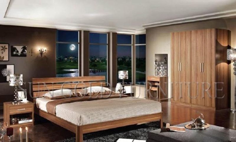 Modern Elegant Home Furniture High Gloss Bedroom Sets (SZ-BF079)