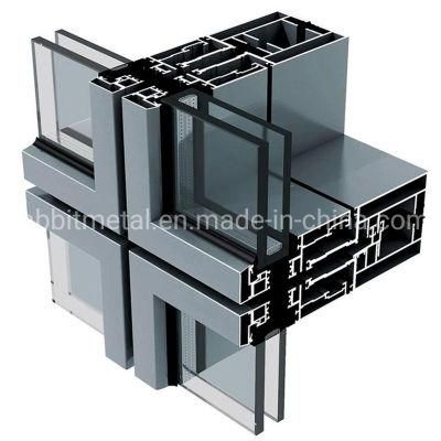 Building Project Facade Panels Exterior Aluminum Double Glass Curtain Walls