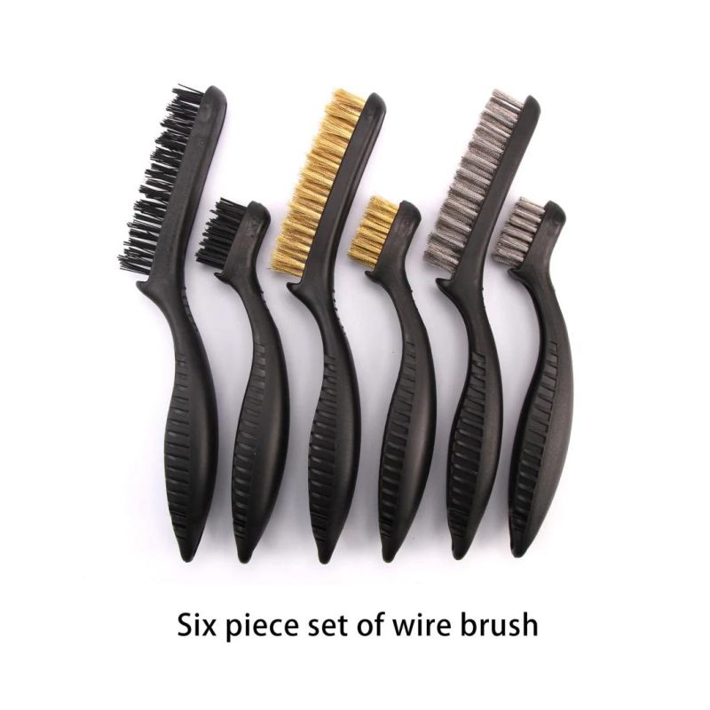 3-Piece Brass and Stainless-Steel Wire Brush Set with Factory Price