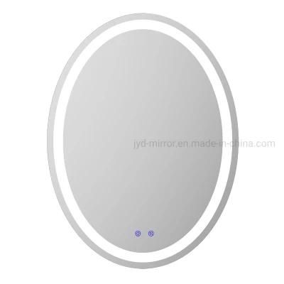 LED Bathroom Mirror Dimmable Anti-Fog Wall Mounted Mirror