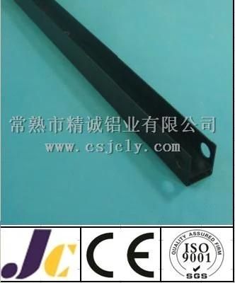 Black Anodized Aluminum Extrusion Profile with Furniture Products (JC-C-90074)