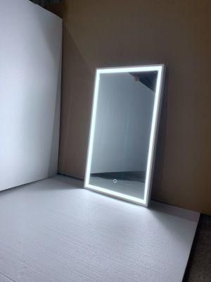 Fancy Design Bathroom Wall Mounted Glass Smart LED Mirror