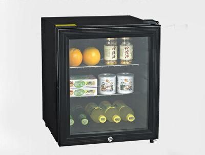 Glass Door Gotel Mini Bar Fridge Professional Hotel Mini Fridge for Beverage Showcase