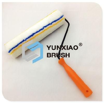 Blue&Yellow Stripe Black Plated Paint Roller