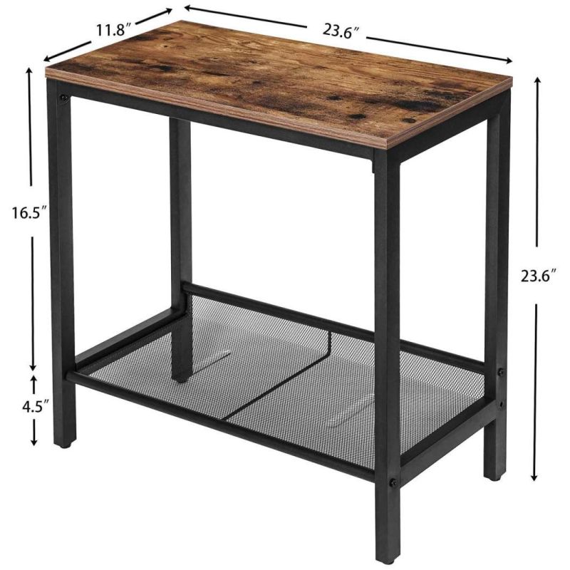 Metal Frame for Easy Assembly Side Table