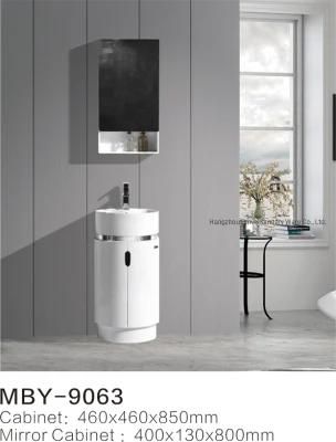 Wash Art Basin Bathroom Cabinet Basin Bathroom Closet Cabinet LED Touch Screen Bathroom Mirror