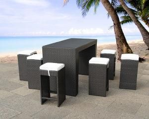 Bar Stool Rattan Bar Chair Outdoor Bar Counter