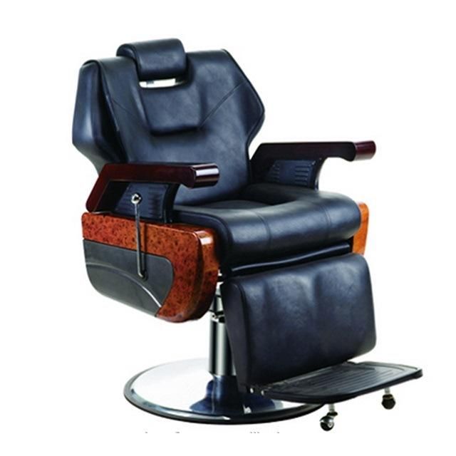 Hl-9277 Salon Barber Chair for Man or Woman with Stainless Steel Armrest and Aluminum Pedal