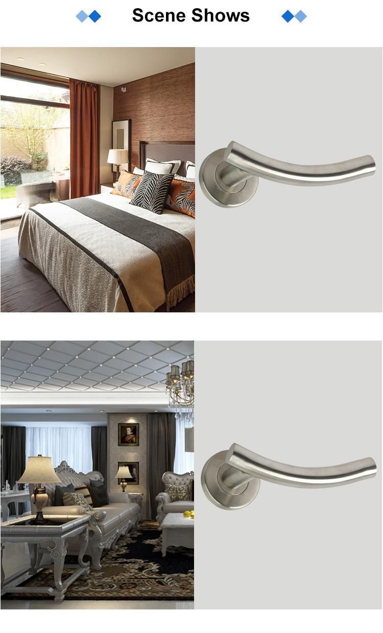 Modern European Style Wholesale Quality Metal or Wooden Door Decorative Rosette Handle