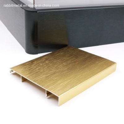 Extrusion Factory Aluminum Matt Silver Internal Corner Line for Wall Board and Panel System Extrusion