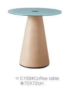 Hot Selling Tempered Glass Round Coffee Table