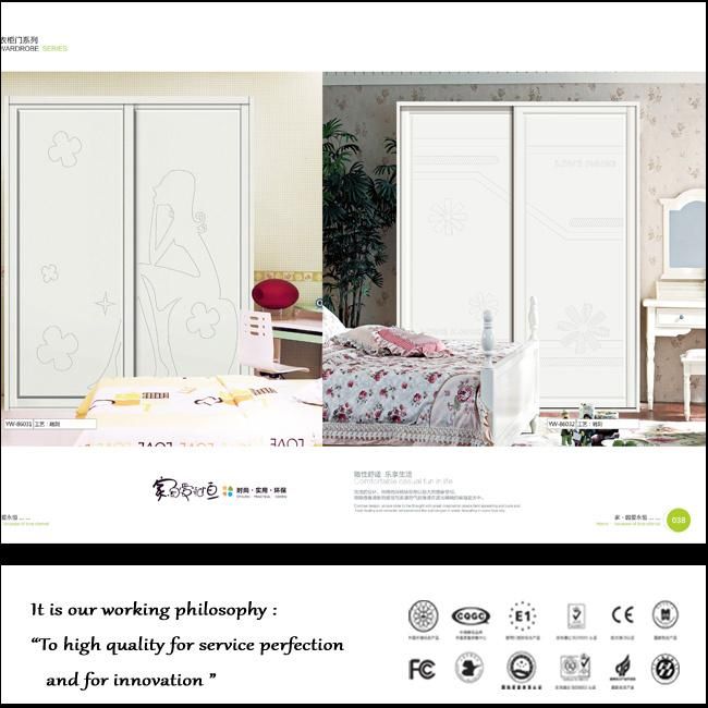 Hot Sale Luxury PVC Sliding Door Closet