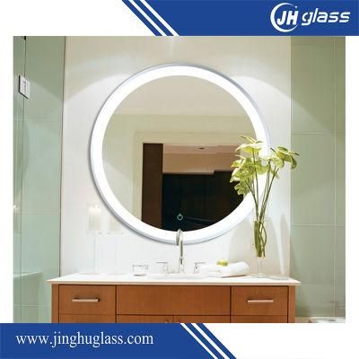 Bathroom Round Shape LED Backlit Mirror with Infrared Sensor