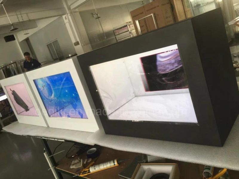 Dedi LCD Transparent Flexible Display Showcase