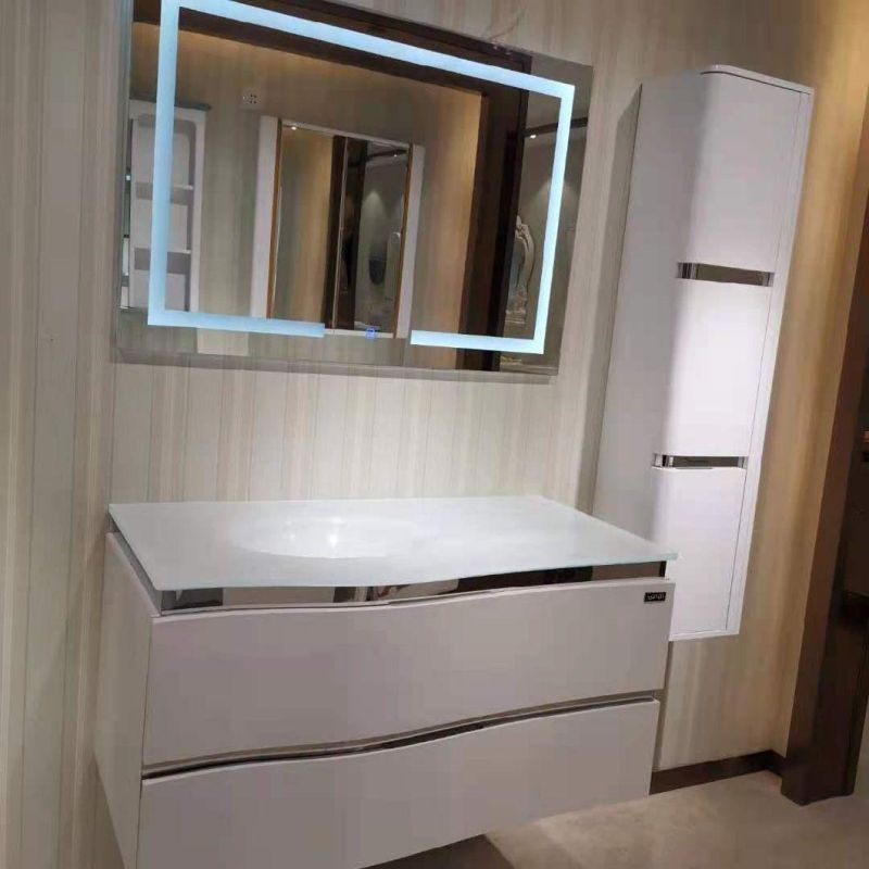 Wall Mounted PVC Bathroom Vanity Cabinet with Modern Hot Designs Home Furniture Decoration