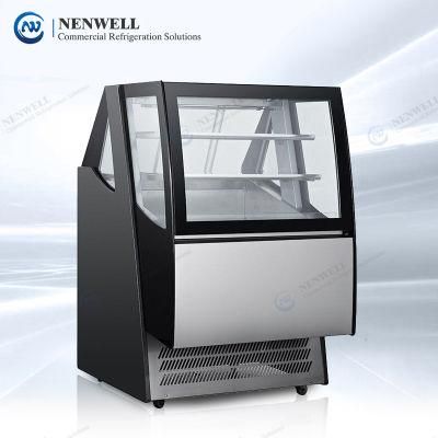 Bakery Shop Countertop Cooling Pastry Dessert and Cake Glass Display Refrigeration Showcase Price for Sale (NW-ARC480L)