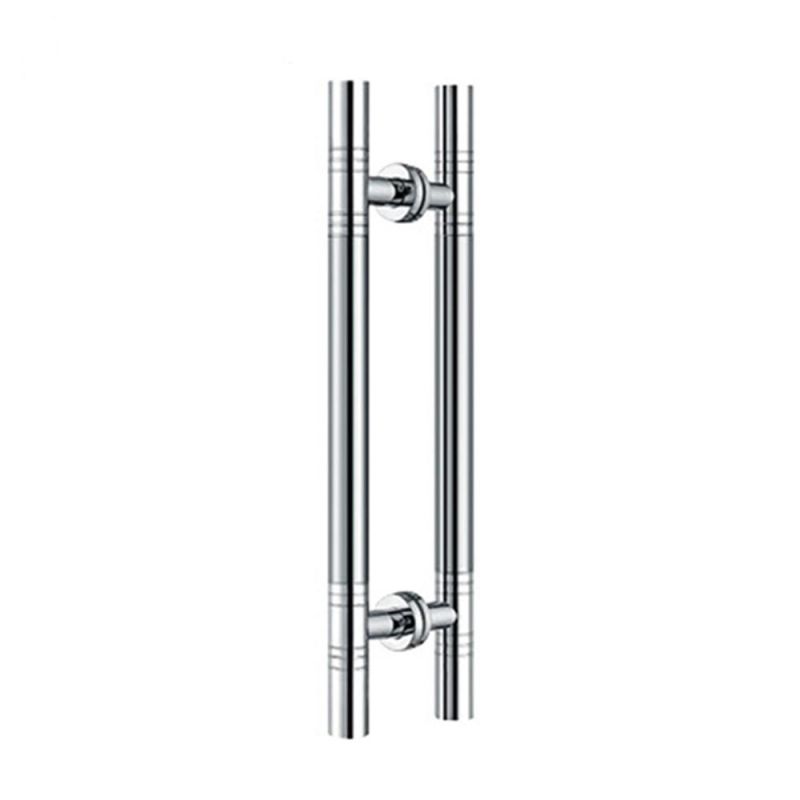 Handles Gate Stainless Steel Hardware Glass Double Pull Metal Design Door Handle (01-140)