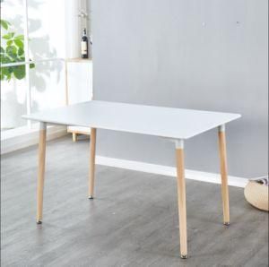 1.2 Meters Rectangular Wooden Simple Dining Table