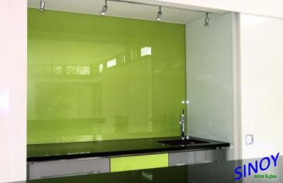 Lime Green Glass Mirror Hot Sale for Decoration Room