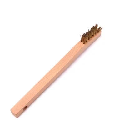 Mini Copper Brass Brush Wire Shank for Cleaning Welding Slag and Rust