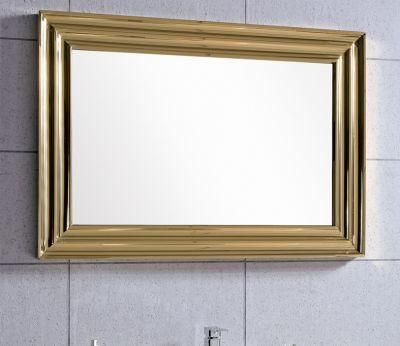 Stainless Steel Frame Mirror for Bathroom Washroom Dining Room